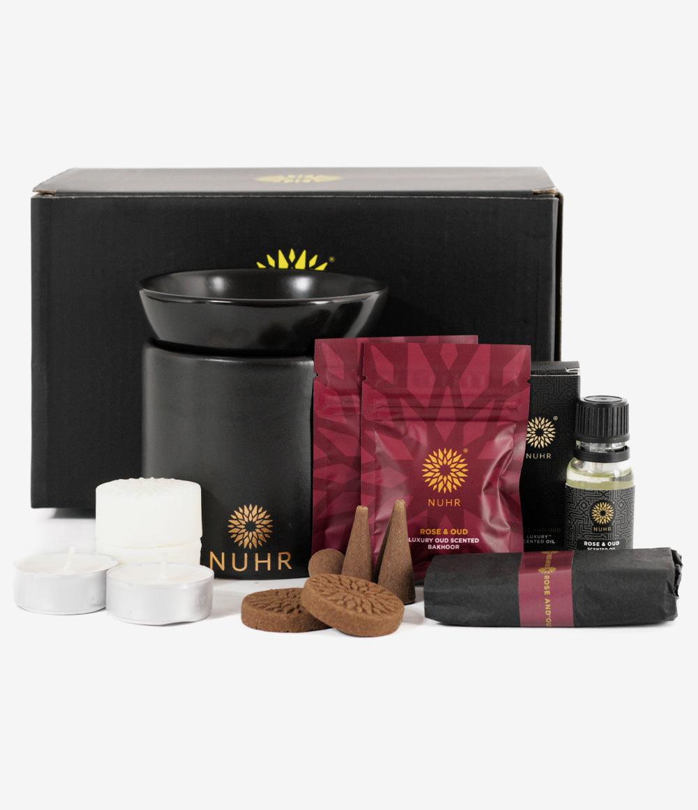 Multipurpose Burner Rose and Oud Starter Gift Set - Infinitycarts
