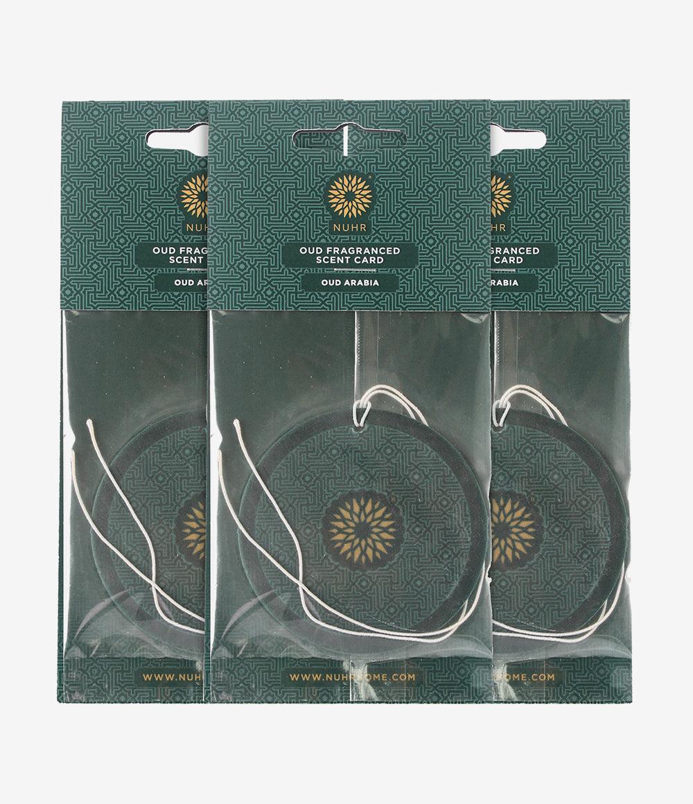 Oud Scent cards - (3 pack) Oud Arabia - Infinitycarts