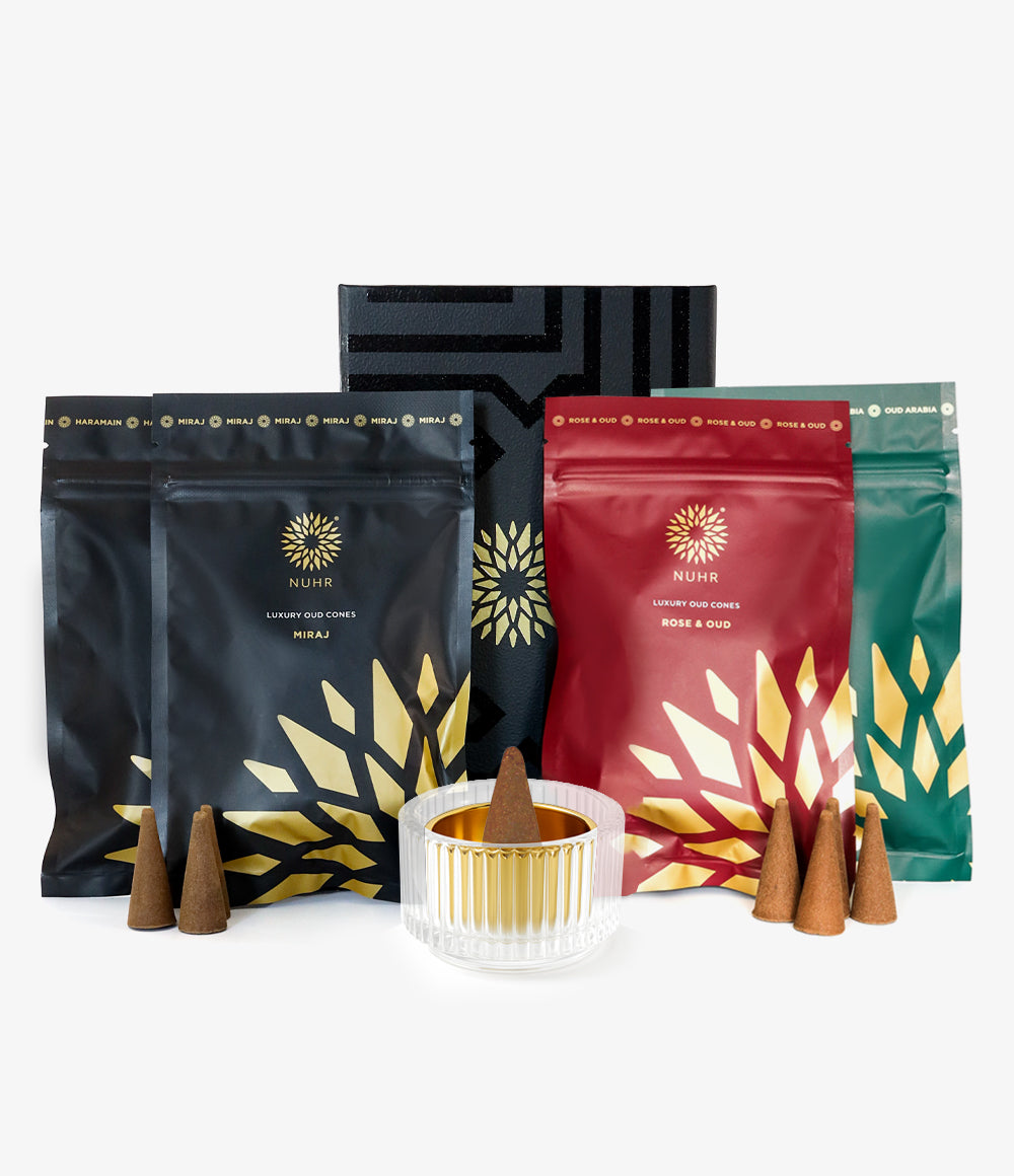 Oud Incense Cones Gift Set - Fragrances of Makkah and Madinah