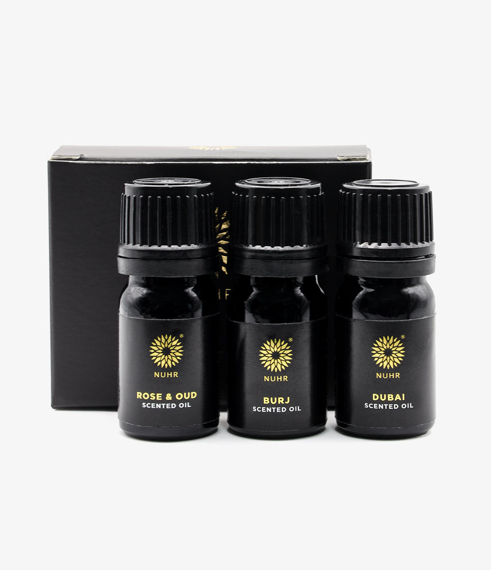 Dubai Electric Diffuser, 3 Scented Oils and Dubai Cones Bundle