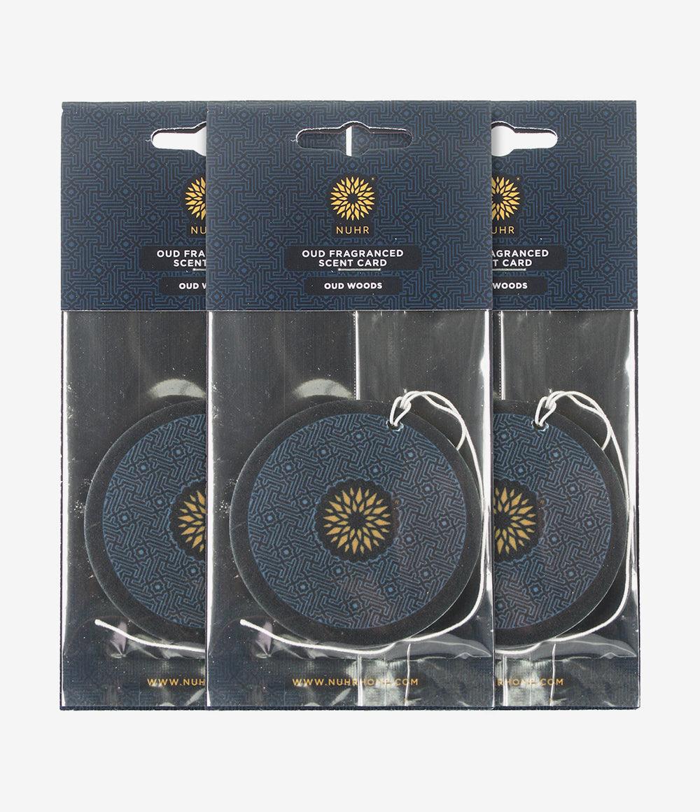 Oud Scent cards - (3 pack) Oud Woods - Infinitycarts