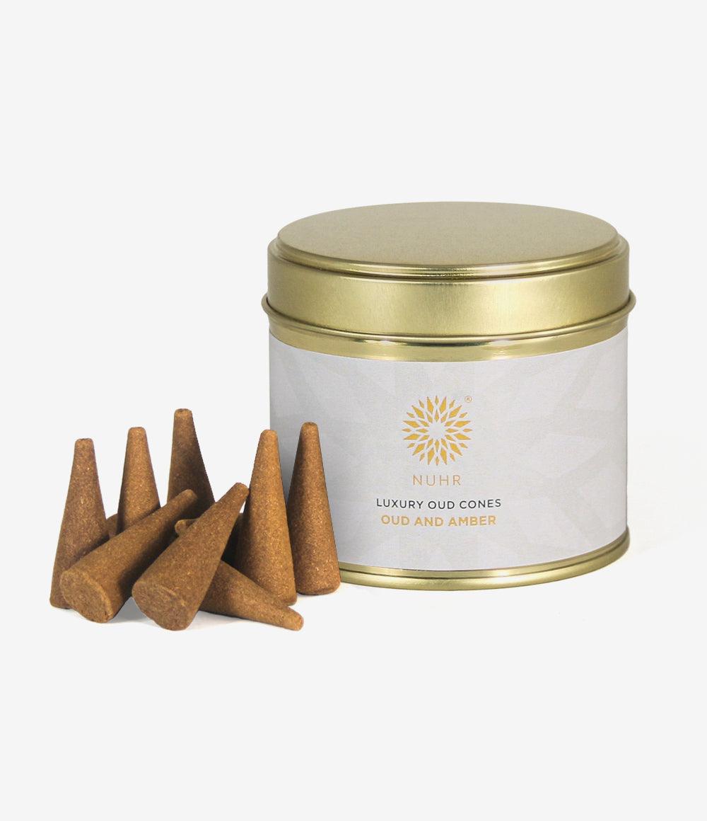 Luxury Oud Incense Cones - Oud and Amber - Infinitycarts