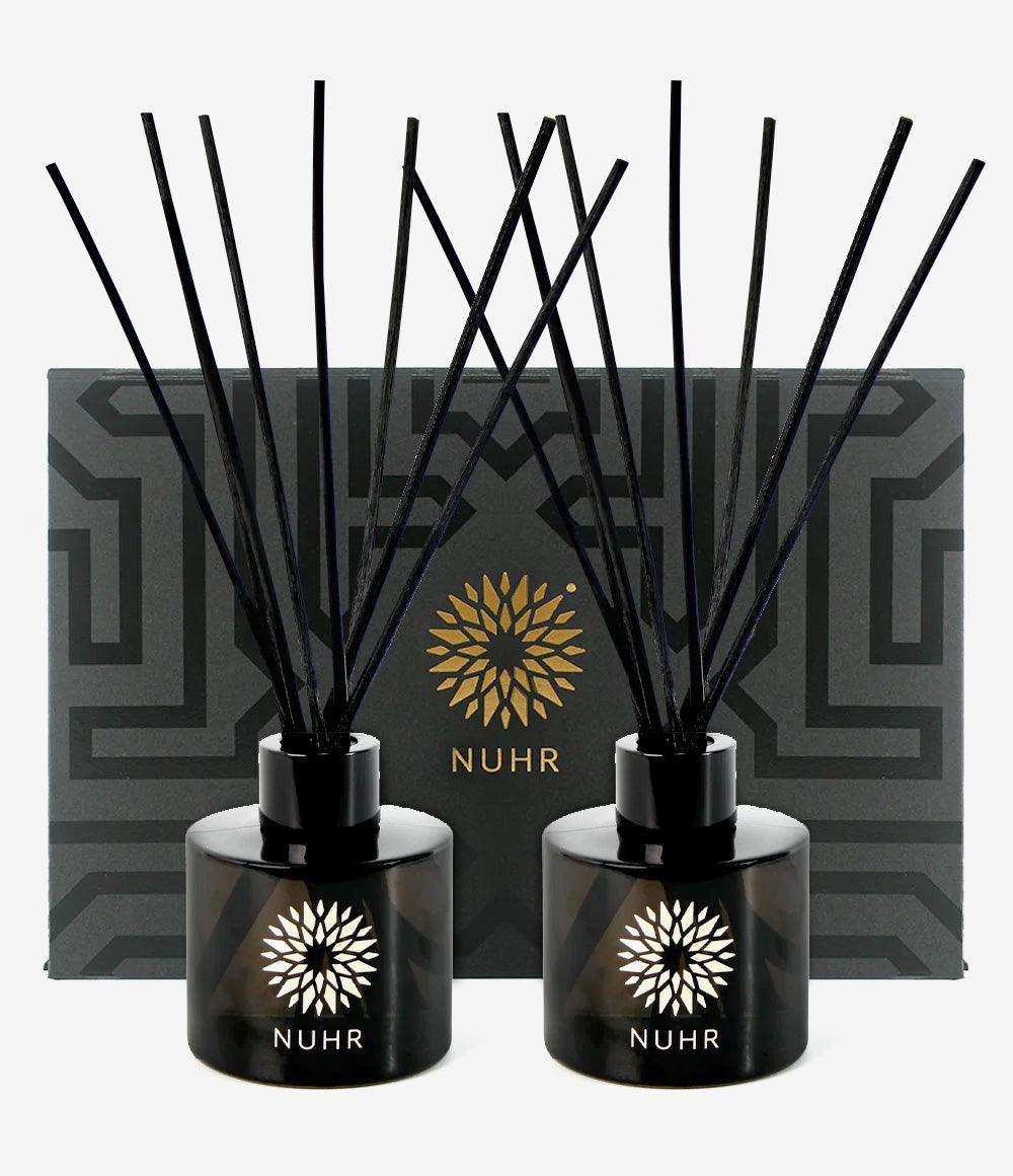Double Luxury Reed Diffuser Gift Set - Rose & Oud and Oud & Amber - Infinitycarts