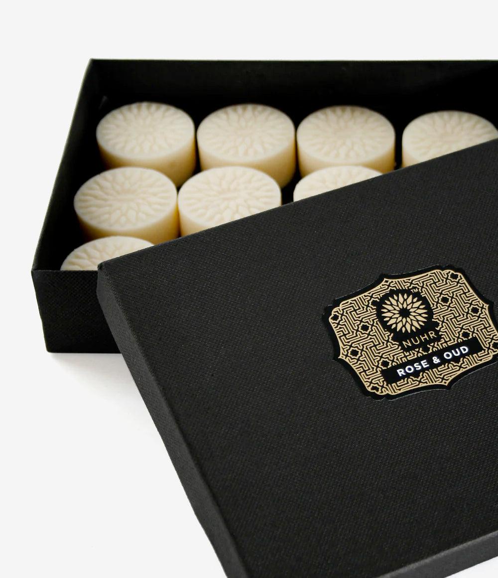 Set of 12 Rose & Oud Luxury Wax Melts - Infinitycarts