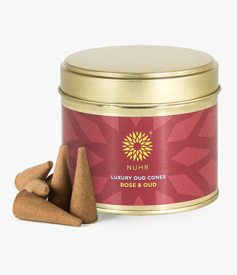 Rose and Oud Incense Cones - Infinitycarts