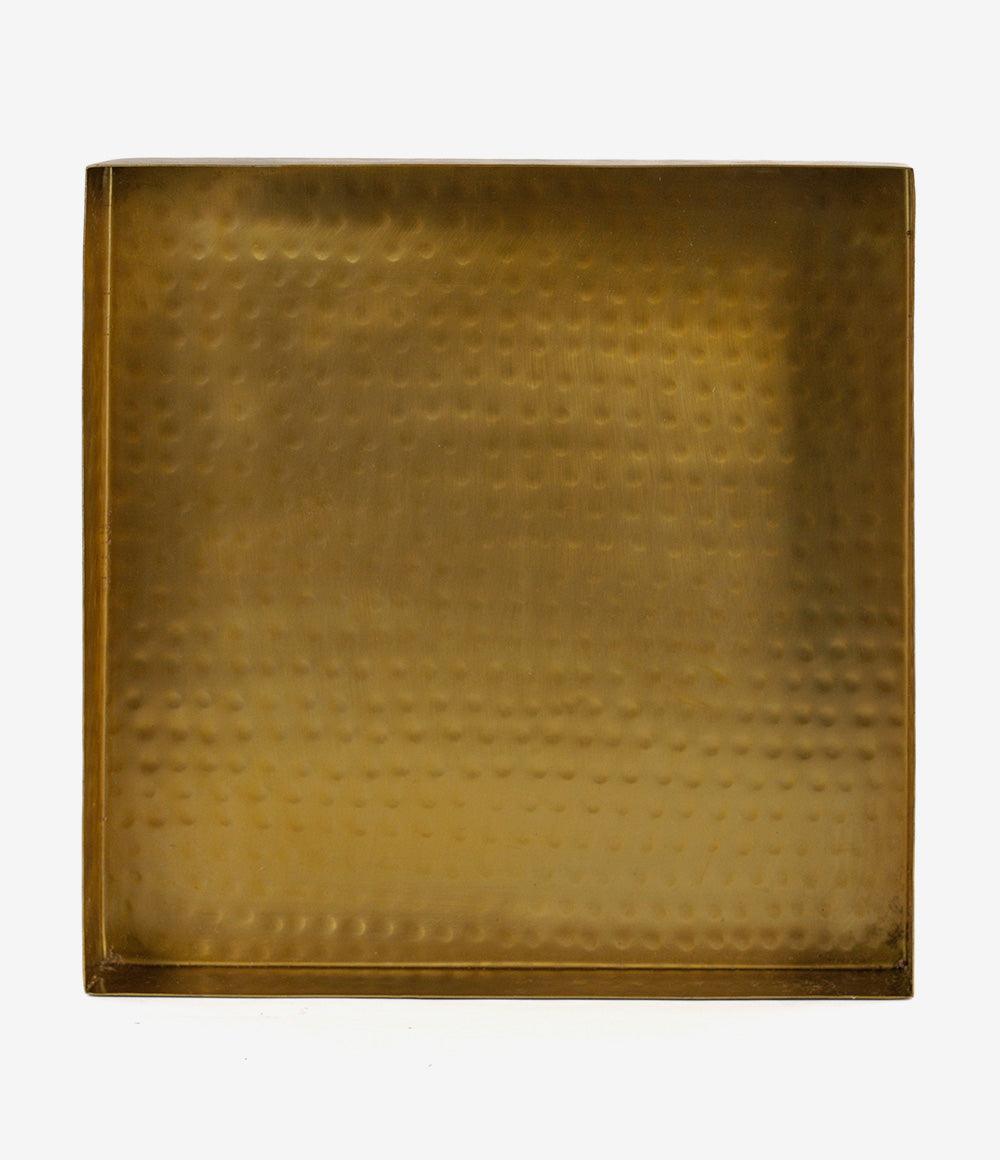 Square Gold Tray - Infinitycarts