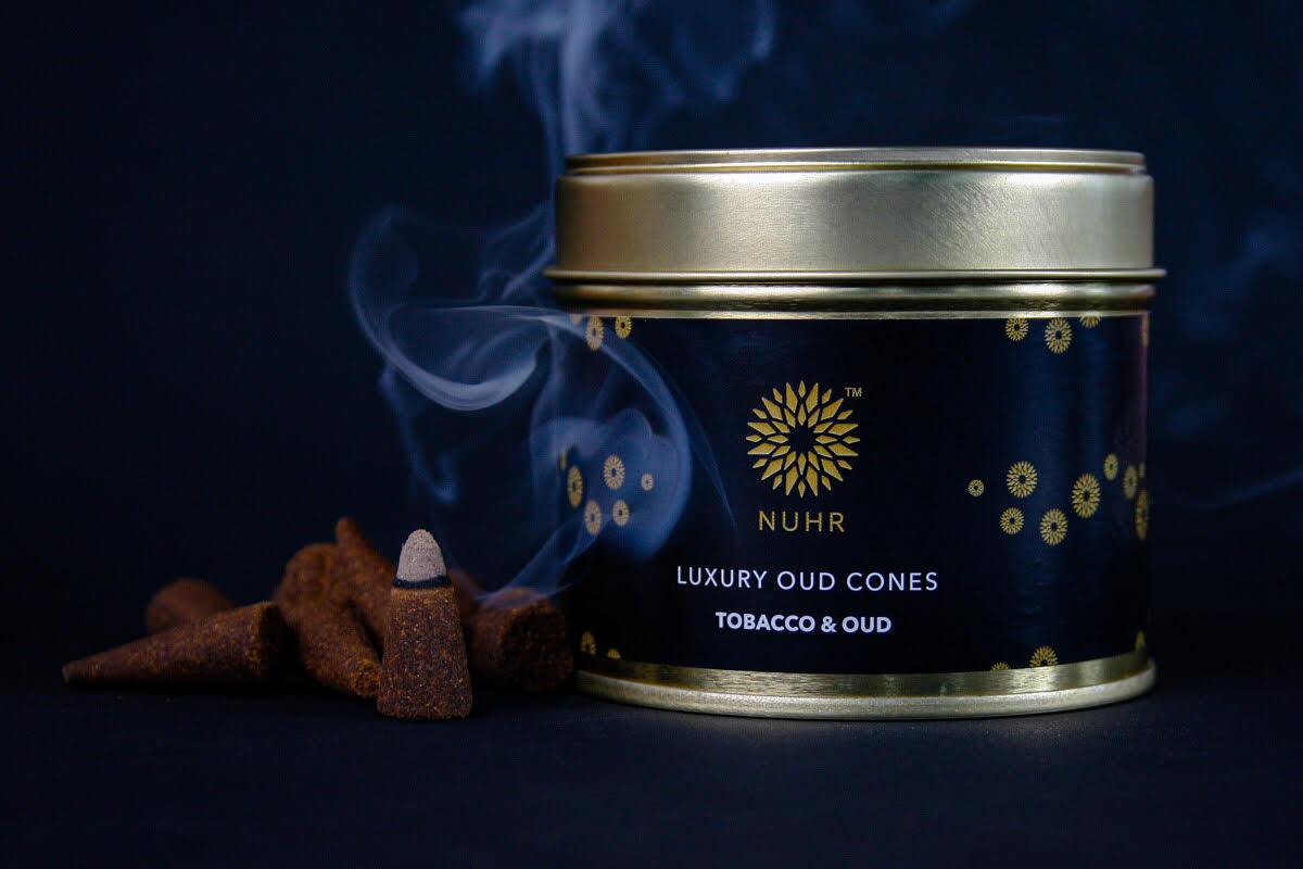 Luxury Oud Incense Cones - Tobacco and Oud - Infinitycarts